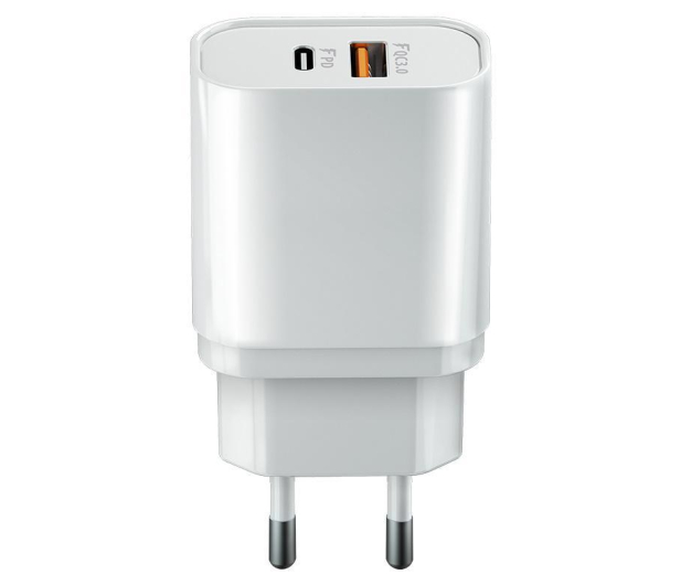 FOREVER CORE 1xUSB CQ 3.0 18 W biała - 1380774 - zdjęcie